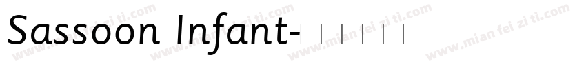 Sassoon Infant字体转换